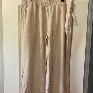 Old Navy Women's Wide Leg Pants - Beige